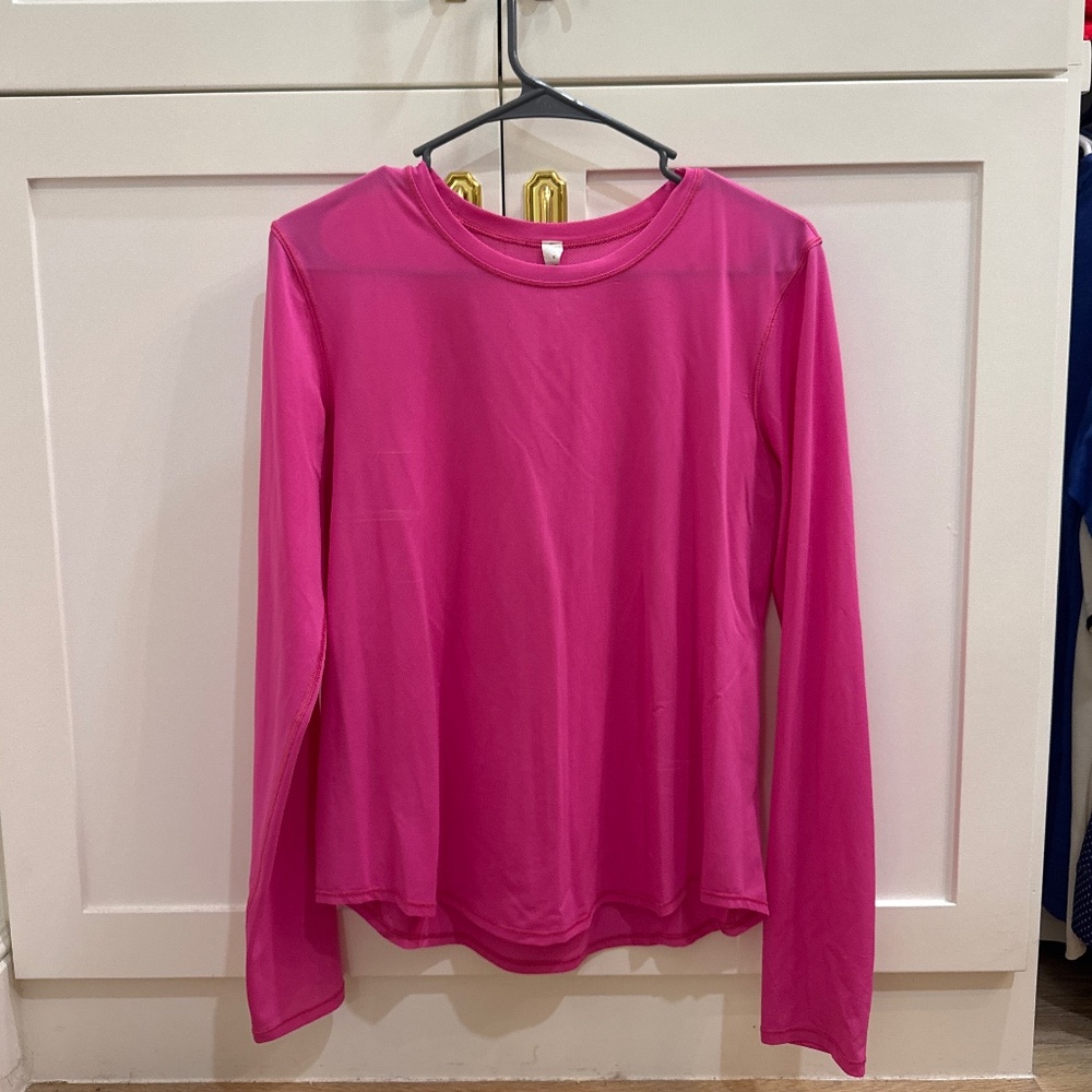 Lululemon High Neck Running and Training Long Sleeve Shirt